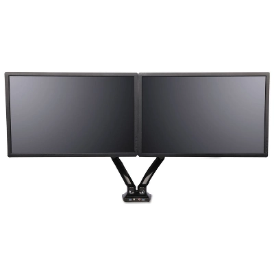Alera AdaptivErgo Heavy-Duty Articulating Dual Monitor Arm W/USB & Audio 32" Black AEMA2H 1 Alera AdaptivErgo Heavy-Duty Articulating Dual Monitor Arm W/USB & Audio 32" Black AEMA2H