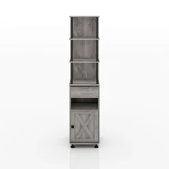 72.3" Clander Multiple Storage Bookcase Vintage Gray Oak - HOMES: Inside + Out -WorkHaven Sales Shop GUEST 3507192c b324 4917 b4fd 5ed1207f8354