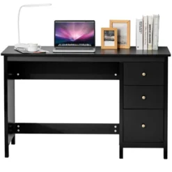 Computer Desk Study Writing Desk Home Office Workstation With 3 Drawers WhiteBlack -WorkHaven Sales Shop GUEST 35566e8c 56e3 4470 a6bd 0a34d1d5012a