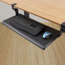 Stand Up Desk Store Clamp-On Retractable Adjustable Keyboard Tray / Under Desk Keyboard Tray | Increase Comfort And Usable Desk Space | For Desks Up To 1.5" -WorkHaven Sales Shop GUEST 35dac28d 5d21 4054 a5de 881d251234b2