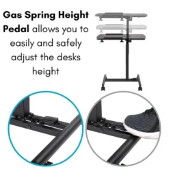 BIRDROCK HOME Adjustable Mobile Laptop Stand - Black 8 BIRDROCK HOME Adjustable Mobile Laptop Stand - Black -WorkHaven Sales Shop GUEST 36ae26c5 3992 40bd 8e92 269e5891a317