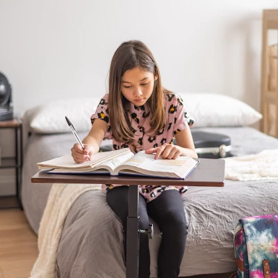 IRIS USA LTC Single 1 Rolling Workstation Table And Podium, Brown 1 IRIS USA LTC Single 1 Rolling Workstation Table And Podium, Brown