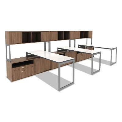 Alera Open Office Series Low File Cabinet Credenza 29 1/2x19 1/8x22 7/8Walnut LS583020WA 7 Alera Open Office Series Low File Cabinet Credenza 29 1/2x19 1/8x22 7/8Walnut LS583020WA - Image 7