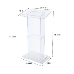 Lectern With Shelf Clear Acrylic - Hampden Furnishings 23 Lectern With Shelf Clear Acrylic - Hampden Furnishings -WorkHaven Sales Shop GUEST 3861d798 03f8 4bb2 9417 da5c4bd56339