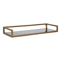 24" X 8" X 3" Blex Metal And Glass Wall Shelf - Kate & Laurel All Things Decor 14 24" X 8" X 3" Blex Metal And Glass Wall Shelf - Kate & Laurel All Things Decor -WorkHaven Sales Shop GUEST 398e7ff8 6b74 4e25 b863 afabbed209a3