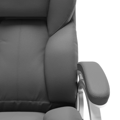 Corliving Workspace Executive Office Chair Steel Gray 4 Corliving Workspace Executive Office Chair Steel Gray - Image 4