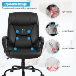 Costway Big & Tall 500lb Massage Office Chair E Xecutive PU Leather Computer Desk Chair 16 Costway Big & Tall 500lb Massage Office Chair E Xecutive PU Leather Computer Desk Chair -WorkHaven Sales Shop GUEST 3b6dfcbb 546e 41ec ac9c 91df8302a1c1