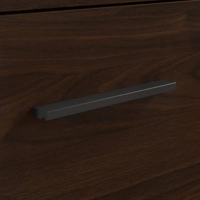 Architect L Shaped Desk With Drawers Modern Walnut - Bush Furniture 2 Architect L Shaped Desk With Drawers Modern Walnut - Bush Furniture - Image 2