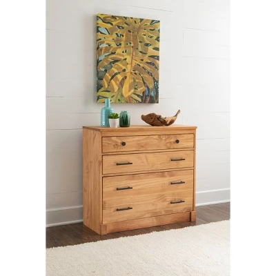Vanessa 3 Drawer Bookcase Chest Natural - Linon 10 Vanessa 3 Drawer Bookcase Chest Natural - Linon - Image 10