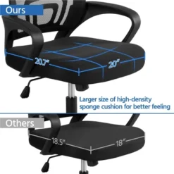 Yaheetech Adjustable Ergonomic Computer Chair Office Chair -WorkHaven Sales Shop GUEST 3cdbff90 deae 4003 bebc 45a06e4b43d1