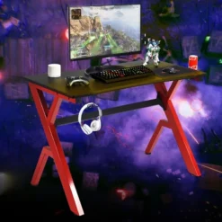 Costway Gaming Desk Computer Desk W/Controller Headphone Storage Mouse Pad & Cup Holder 11 Costway Gaming Desk Computer Desk W/Controller Headphone Storage Mouse Pad & Cup Holder -WorkHaven Sales Shop GUEST 3d29499a 7010 4a89 8276 543297effa19