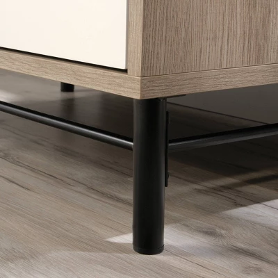 2 Drawer Anda Norr Lateral File Cabinet Sky Oak - Sauder 3 2 Drawer Anda Norr Lateral File Cabinet Sky Oak - Sauder - Image 3