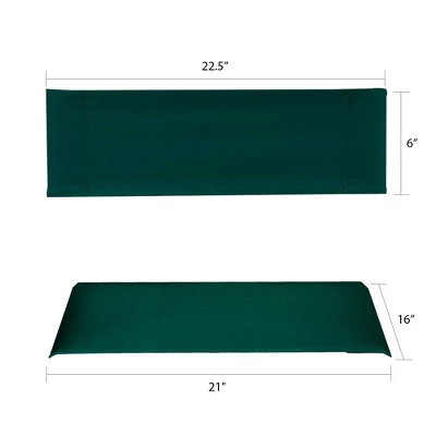 Extra Wide Director's Chair Replacement Canvas Wide Hunter Green - Flora Home 2 Extra Wide Director's Chair Replacement Canvas Wide Hunter Green - Flora Home - Image 2