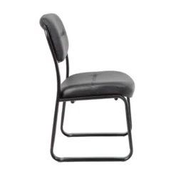 Armless Leather Sled Base Guest Chair Black - Boss Office Products 9 Armless Leather Sled Base Guest Chair Black - Boss Office Products -WorkHaven Sales Shop GUEST 3f0eb57b 407a 47c0 b030 ce343c35980b