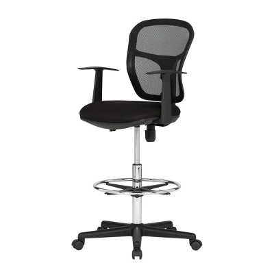 Riviera Drafting Chair - Black 2 Riviera Drafting Chair - Black - Image 2