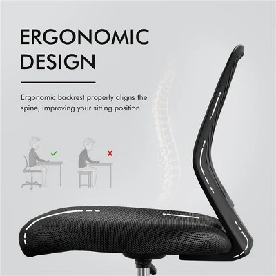 Yaheetech Adjustable Office Chair Swivel Computer Chair 6 Yaheetech Adjustable Office Chair Swivel Computer Chair - Image 6