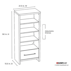 ClosetMaid 165100 Decorative Storage Tower Bookcase With Drawer, White (2 Pack) 7 ClosetMaid 165100 Decorative Storage Tower Bookcase With Drawer, White (2 Pack) -WorkHaven Sales Shop GUEST 40999d15 e63a 4ef8 a42e 9bd9ca0d7d14