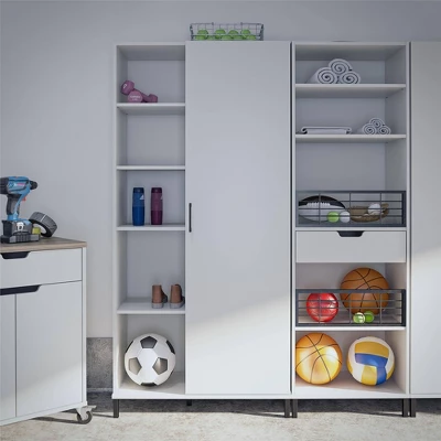 36" Vario 1 Door Wide Storage Cabinet White - Room & Joy 4 36" Vario 1 Door Wide Storage Cabinet White - Room & Joy - Image 4