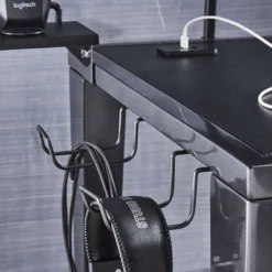 Juneau Metal Computer Desk With USB Charging Port And Adjustable Shelf Gray - Inspire Q 10 Juneau Metal Computer Desk With USB Charging Port And Adjustable Shelf Gray - Inspire Q -WorkHaven Sales Shop GUEST 426cf85f 0e99 4d09 a3c5 59fe7786a0b1