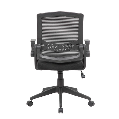Mesh Flip Arm Task Chair Black - Boss Office Products 3 Mesh Flip Arm Task Chair Black - Boss Office Products - Image 3