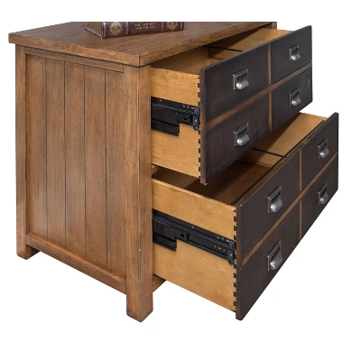 Heritage File Cabinet Brown - Martin Furniture 2 Heritage File Cabinet Brown - Martin Furniture - Image 2