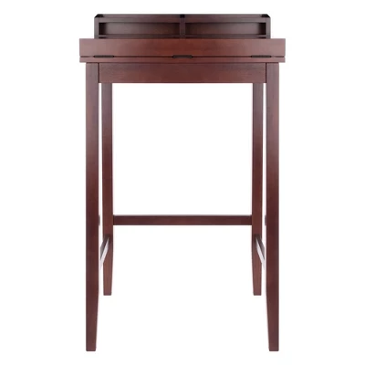 Brighton High Desk Walnut - Winsome 4 Brighton High Desk Walnut - Winsome - Image 4