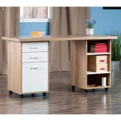 3pc Kenner Set Modular Desk With 2 Drawer & 3 Shelves Reclaimed Wood - Winsome 33 3pc Kenner Set Modular Desk With 2 Drawer & 3 Shelves Reclaimed Wood - Winsome -WorkHaven Sales Shop GUEST 44deca05 14d2 4eb7 9f95 3b585d3582c3