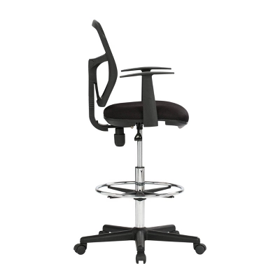 Riviera Drafting Chair - Black 3 Riviera Drafting Chair - Black - Image 3