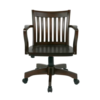 Deluxe Wood Banker's Chair - OSP Home Furnishings 2 Deluxe Wood Banker's Chair - OSP Home Furnishings - Image 2