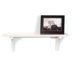 7.5" X 35" Mission Shelf With Bracket White - InPlace -WorkHaven Sales Shop GUEST 451983d0 064b 4c75 9c02 d5a1ca3ef26e