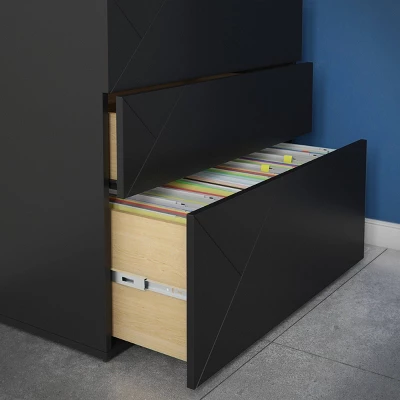 Atypik 3 Drawer Filing Cabinet - Nexera 2 Atypik 3 Drawer Filing Cabinet - Nexera - Image 2