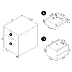 Noorvik 7 Drawer Writing Desk Set With 2 File Cabinets Dark Oak - Coaster 18 Noorvik 7 Drawer Writing Desk Set With 2 File Cabinets Dark Oak - Coaster -WorkHaven Sales Shop GUEST 4563ab22 a03a 4ddd b2e7 4050ab36fdbc