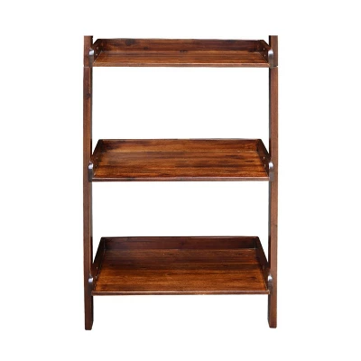 Set Of 2 75.5" 5 Shelf Leaning Bookcases - International Concepts 6 Set Of 2 75.5" 5 Shelf Leaning Bookcases - International Concepts - Image 6