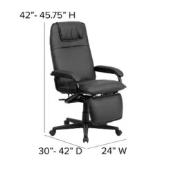 Emma And Oliver High Back Black LeatherSoft Executive Reclining Ergonomic Office Chair With Arms -WorkHaven Sales Shop GUEST 47156e3f ccef 4f31 b8a0 5fd5f3e699c1