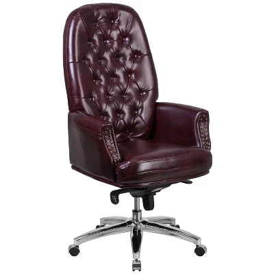 Emma And Oliver High Back Traditional Button Tufted Multifunction Swivel Ergonomic Office Chair 13 Emma And Oliver High Back Traditional Button Tufted Multifunction Swivel Ergonomic Office Chair - Image 13