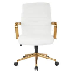 Baldwin Mid Back Faux Leather Chair - OSP Home Furnishings