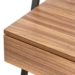 3pc Denton Ladder Desk And Shelf Walnut/Black - Buylateral -WorkHaven Sales Shop GUEST 495422f2 14c5 454e ae48 251ff3b609d3