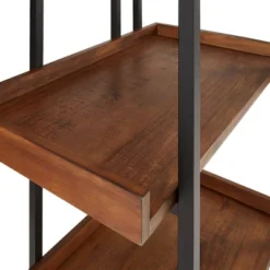 Felicia Rustic Industrial Metal/Wood Etagere Bookshelf - Inspire Q -WorkHaven Sales Shop GUEST 49682d08 8d51 46cf 8dd5 406d820c0ea6