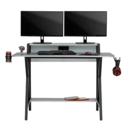 Challenger Gaming Table Black/Silver - SD Gaming 34 Challenger Gaming Table Black/Silver - SD Gaming -WorkHaven Sales Shop GUEST 497d0214 9b6d 4957 9c2e f60759a21eec