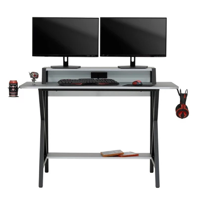 Challenger Gaming Table Black/Silver - SD Gaming 16 Challenger Gaming Table Black/Silver - SD Gaming - Image 16