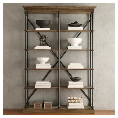 84" Belvidere 5 Shelf Bookcase - Inspire Q 5 84" Belvidere 5 Shelf Bookcase - Inspire Q - Image 5