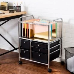 Honey-Can-Do 5 Drawer Rolling File Cart Black 17 Honey-Can-Do 5 Drawer Rolling File Cart Black -WorkHaven Sales Shop GUEST 4a5e7b60 f0da 4f20 b6e5 7e89427a7637