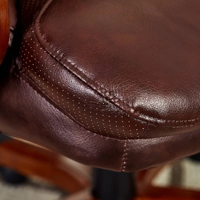 Big & Tall Executive Chair Redwood Leather - Serta 11 Big & Tall Executive Chair Redwood Leather - Serta - Image 11