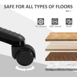 Vinsetto Ergonomic Home Office Chair Desk Computer Chair With 360° Swivel, Adjustable Height, Linen Fabric, Padded Armrests And Headrest, Gray -WorkHaven Sales Shop GUEST 4b962547 8971 4a37 bb87 8604c6742346