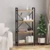 Greenwood Industrial Iron Four Shelf Bookcase - Christopher Knight Home