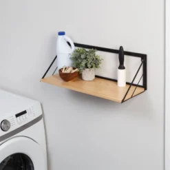 Honey-Can-Do Large Laundry Wall Shelf With Wood Light Oak 12 Honey-Can-Do Large Laundry Wall Shelf With Wood Light Oak -WorkHaven Sales Shop GUEST 4c0176a3 a178 4e2e 9dce 71e2fdeaffc9