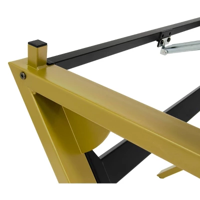 2pc Stellar Drawing Table With 36" Adjustable Top With Stool Set Black/Gold - Studio Designs 8 2pc Stellar Drawing Table With 36" Adjustable Top With Stool Set Black/Gold - Studio Designs - Image 8