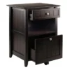Burke File Cabinet Coffee Finish - Winsome