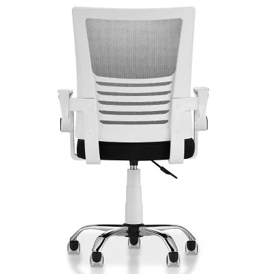 Erwin Cushioned Mesh Office Chair White - MiBasics 6 Erwin Cushioned Mesh Office Chair White - MiBasics - Image 6