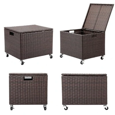 BIRDROCK HOME Rolling File Box - Storage Cabinet With Wheels - File Organizers Boxes - Home Office (Espresso) 6 BIRDROCK HOME Rolling File Box - Storage Cabinet With Wheels - File Organizers Boxes - Home Office (Espresso) - Image 6